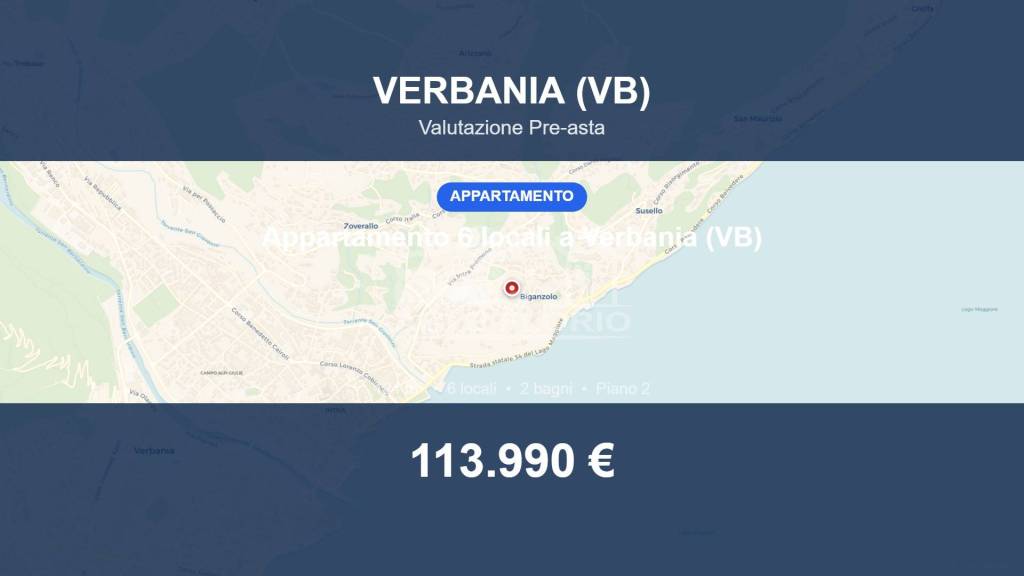 appartamento in vendita a Verbania