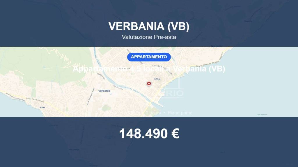 appartamento in vendita a Verbania in zona Intra