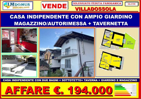 casa indipendente in vendita a Villadossola