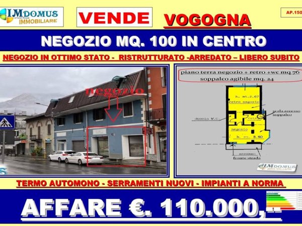negozio in vendita a Vogogna