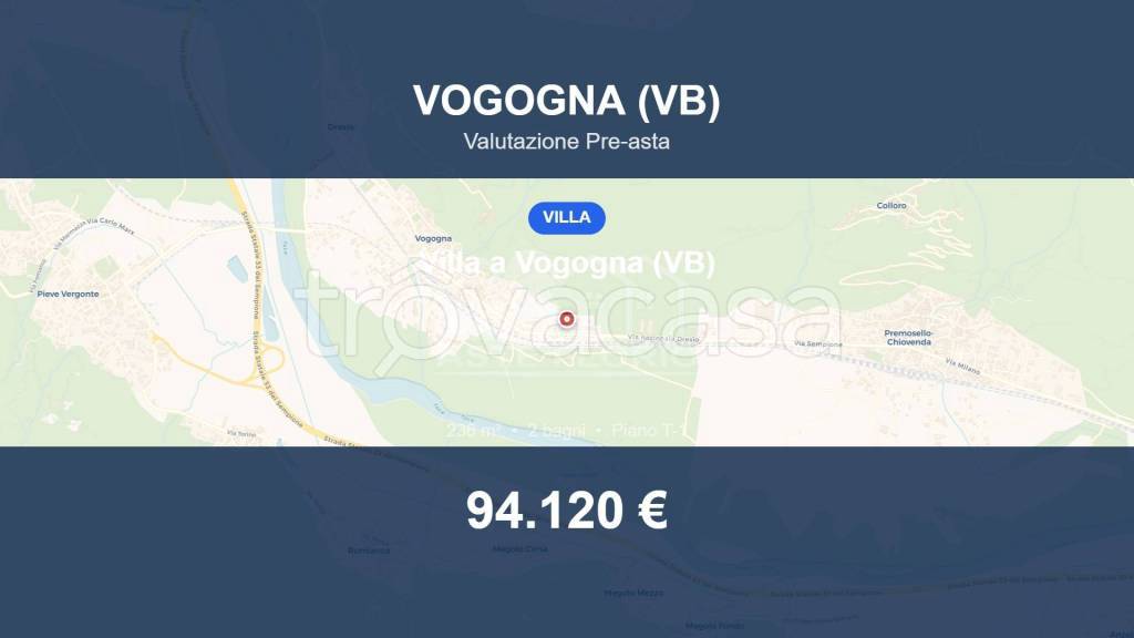 casa indipendente in vendita a Vogogna