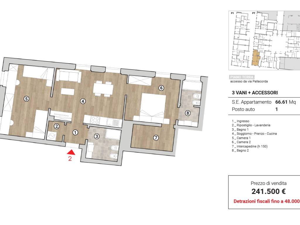 appartamento in vendita a Borgomezzavalle