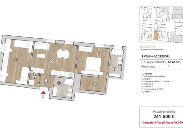 appartamento in vendita a Borgomezzavalle