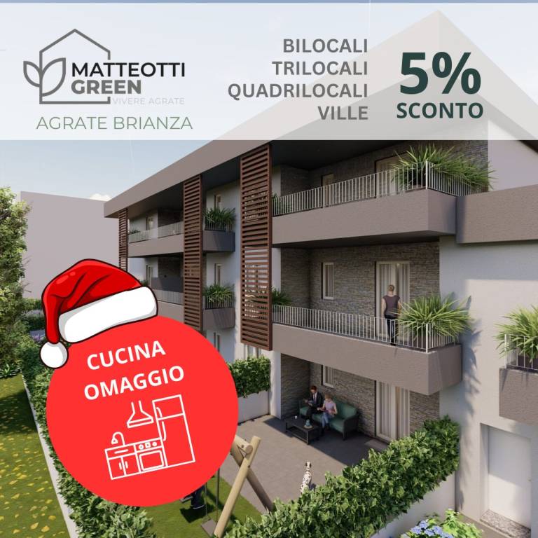 appartamento in vendita ad Agrate Brianza