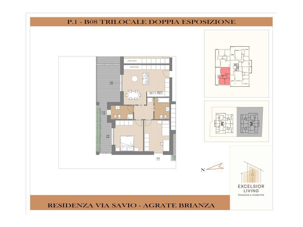 appartamento in vendita ad Agrate Brianza