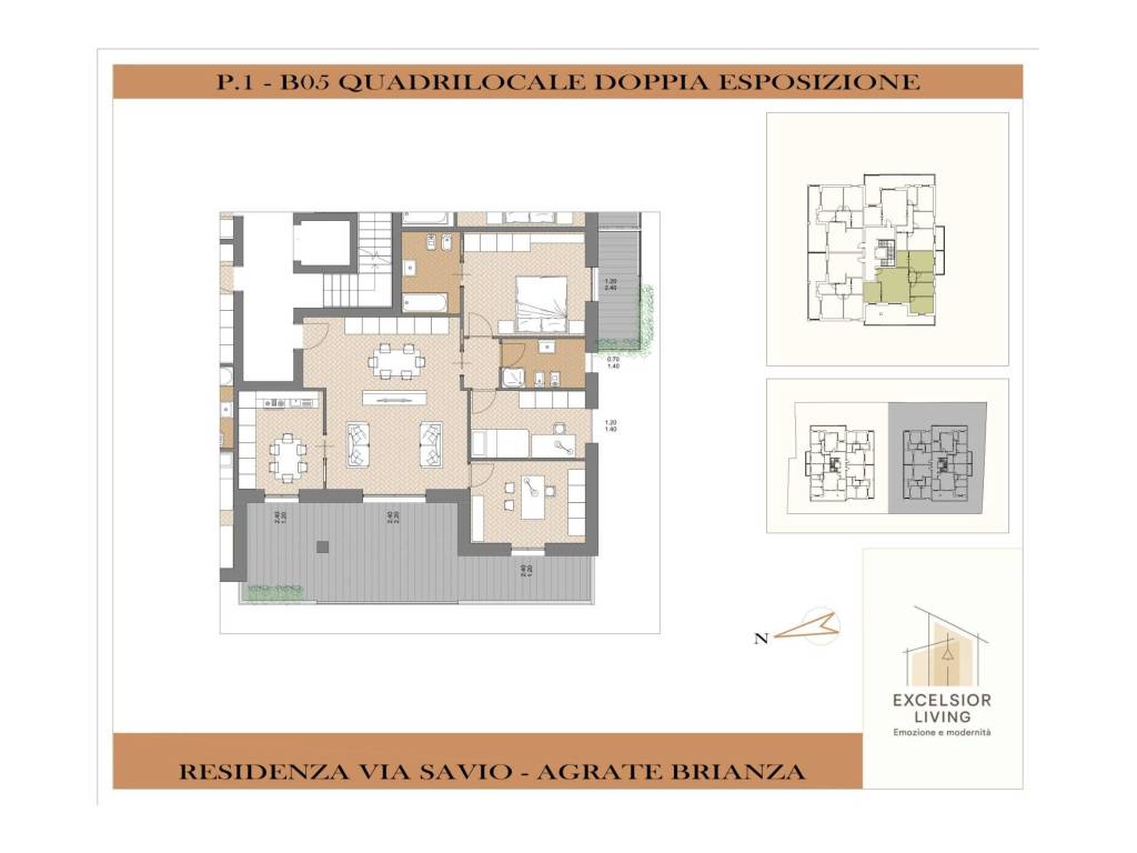 appartamento in vendita ad Agrate Brianza