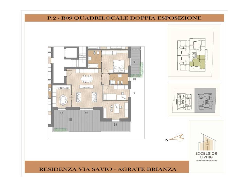 appartamento in vendita ad Agrate Brianza