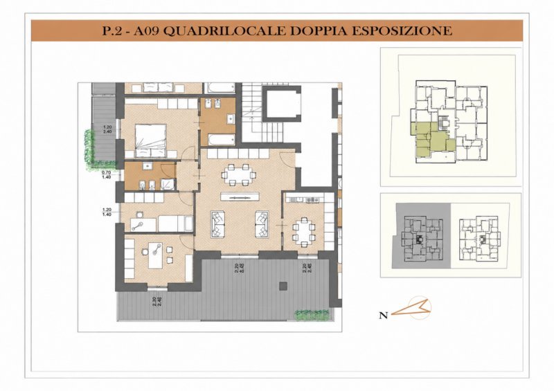 appartamento in vendita ad Agrate Brianza in zona Omate