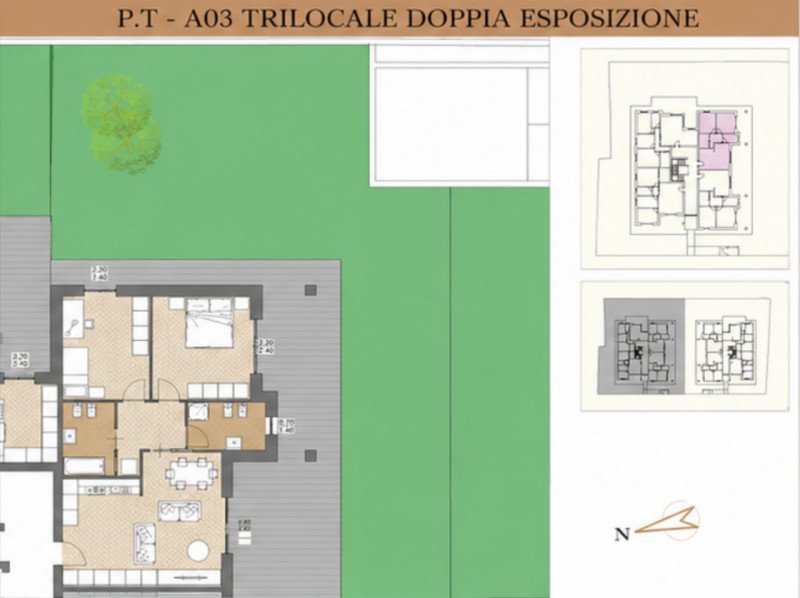 appartamento in vendita ad Agrate Brianza in zona Omate