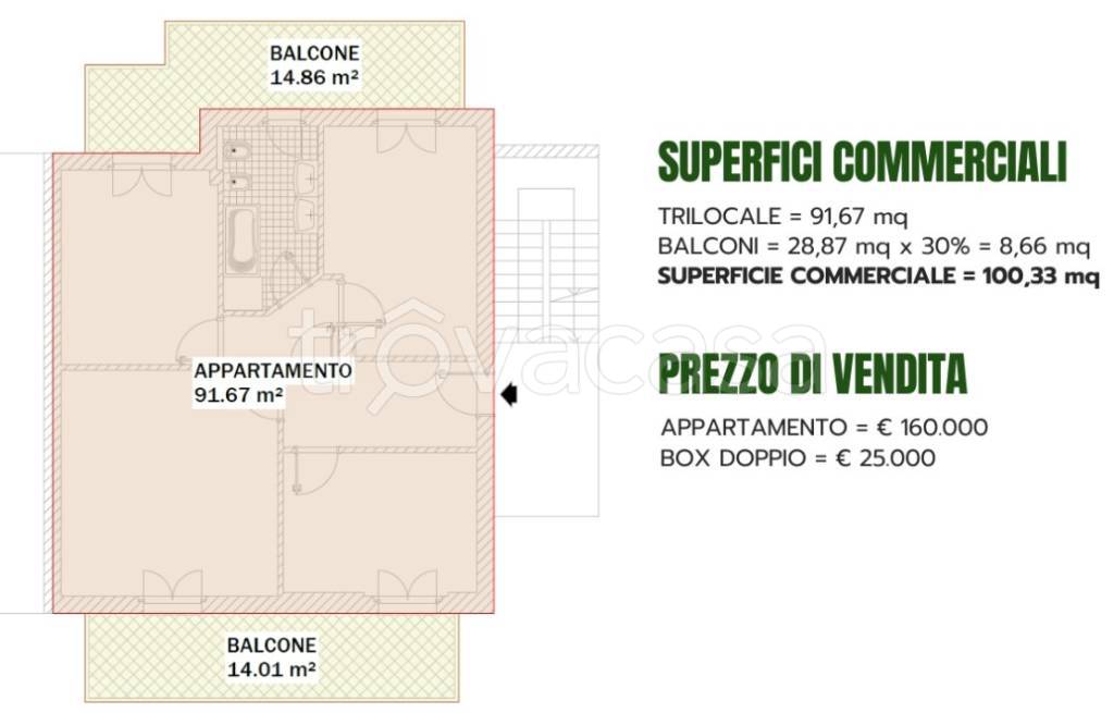 appartamento in vendita a Barlassina