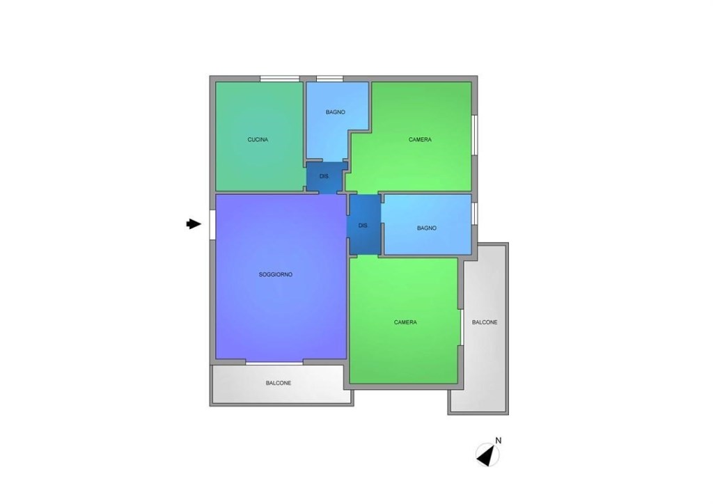 appartamento in vendita a Bellusco