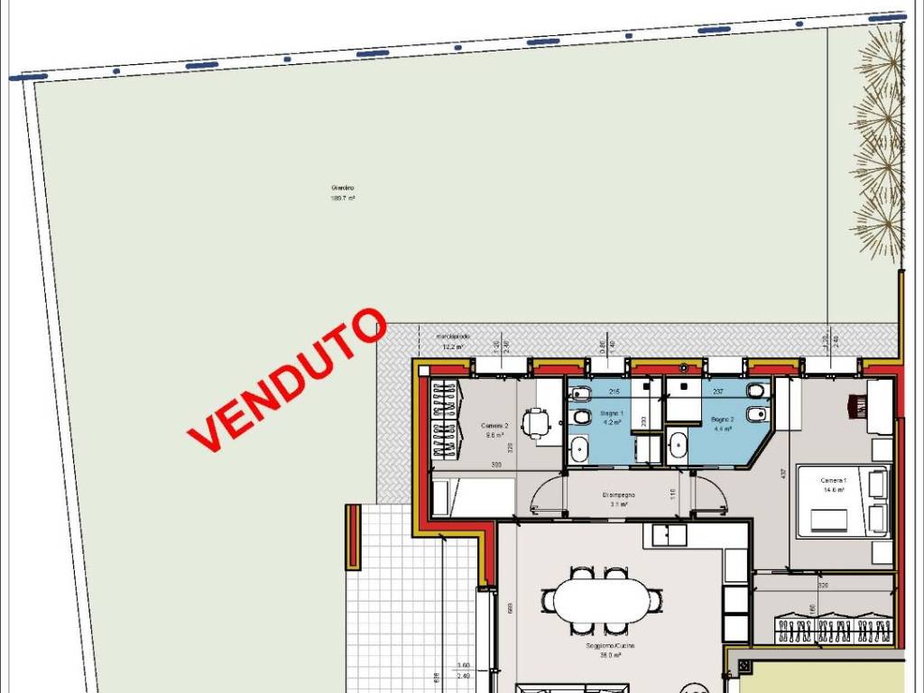 appartamento in vendita a Bernareggio