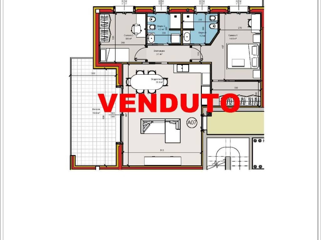 appartamento in vendita a Bernareggio