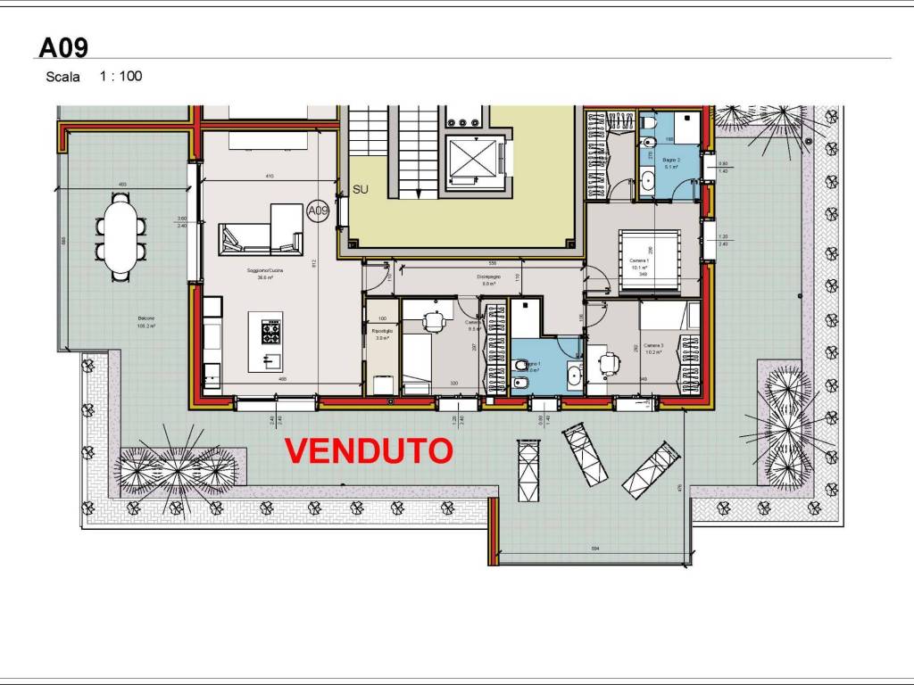 appartamento in vendita a Bernareggio