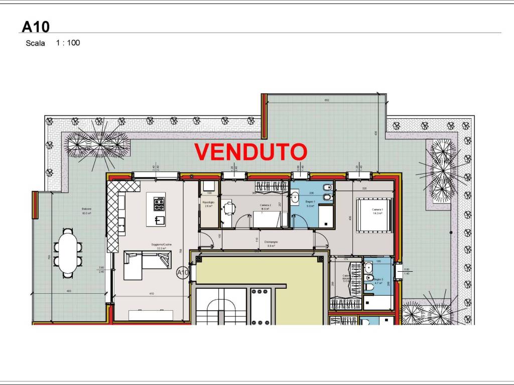 appartamento in vendita a Bernareggio