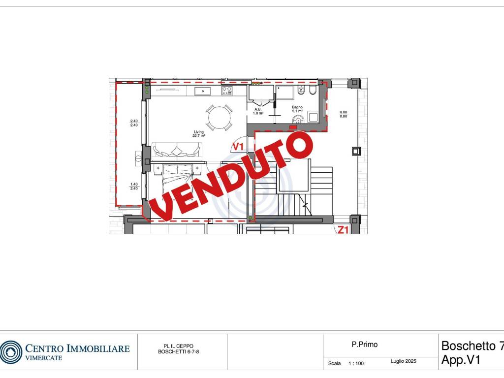 appartamento in vendita a Bernareggio