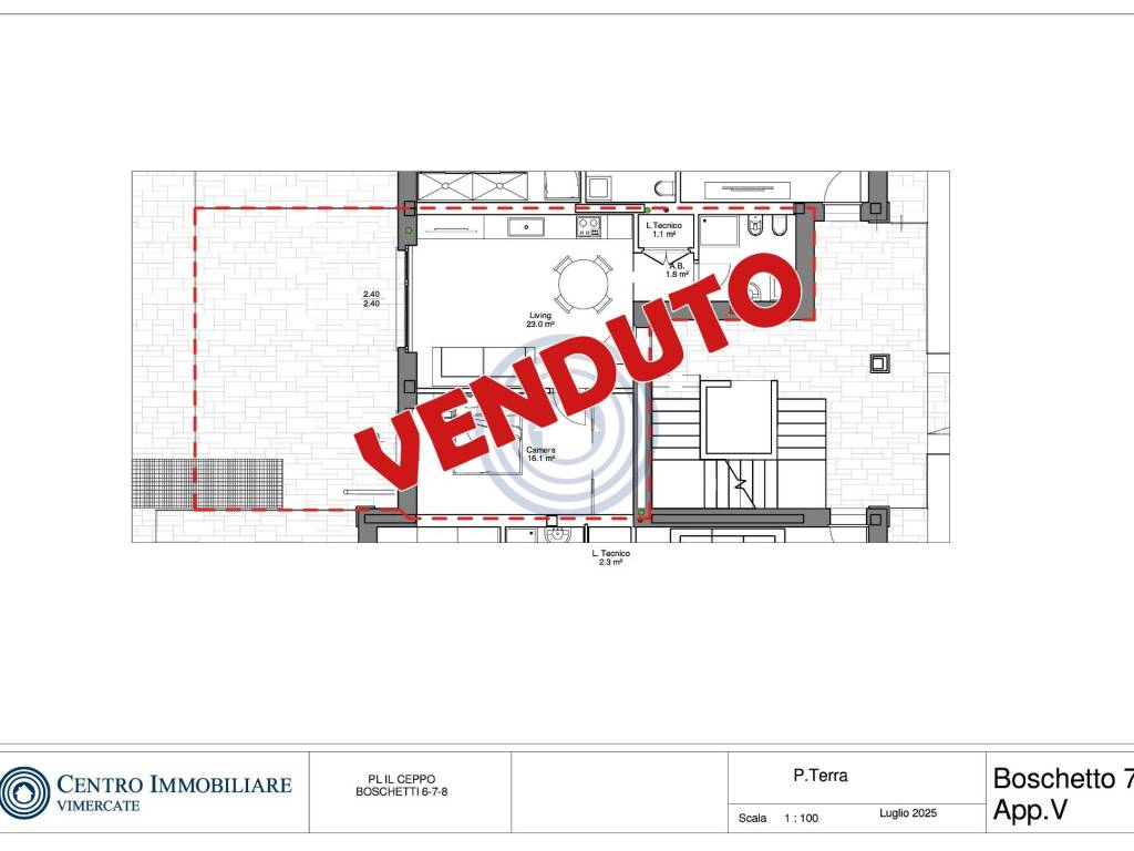 appartamento in vendita a Bernareggio