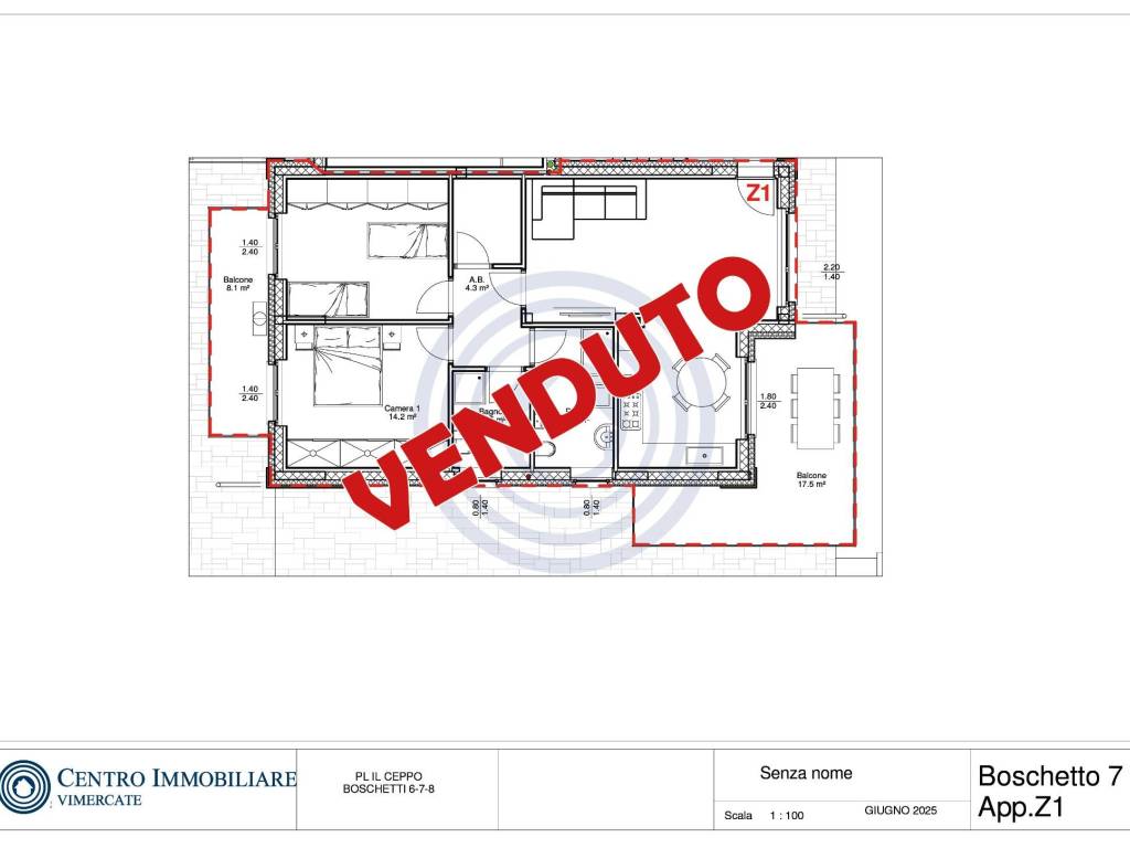 appartamento in vendita a Bernareggio