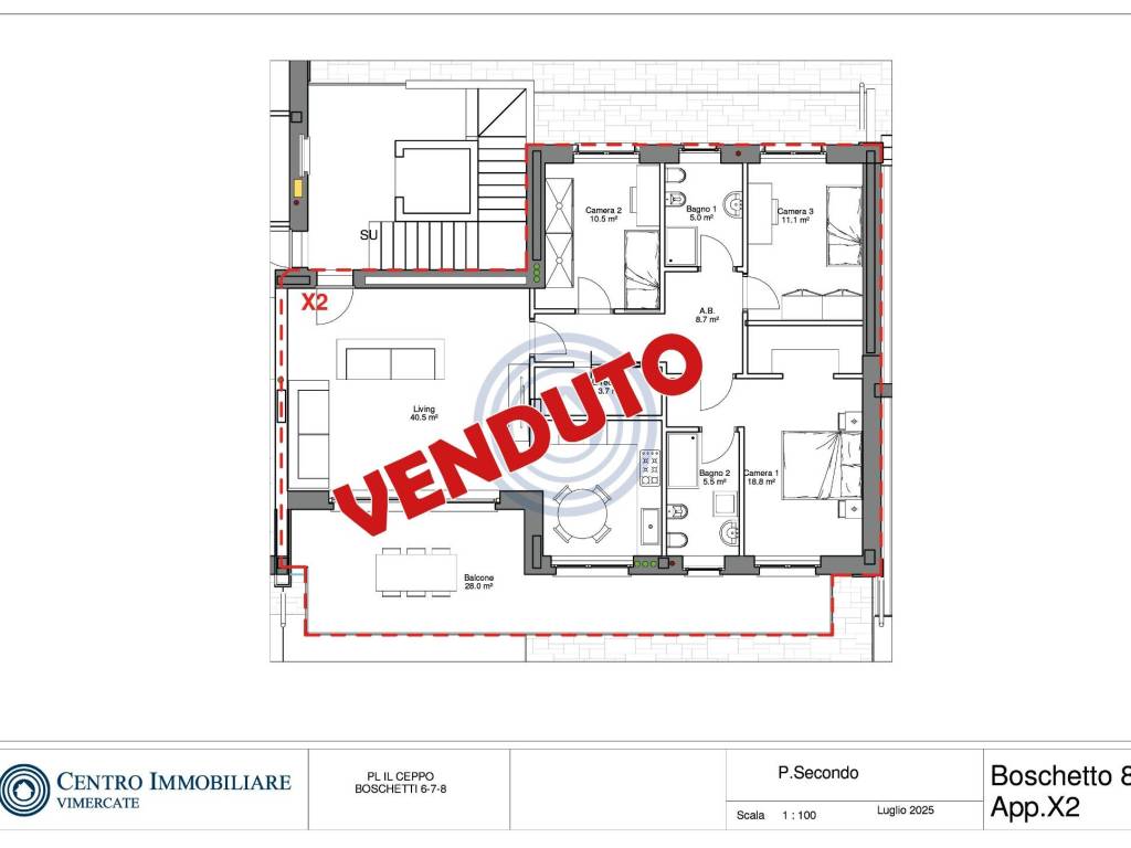appartamento in vendita a Bernareggio