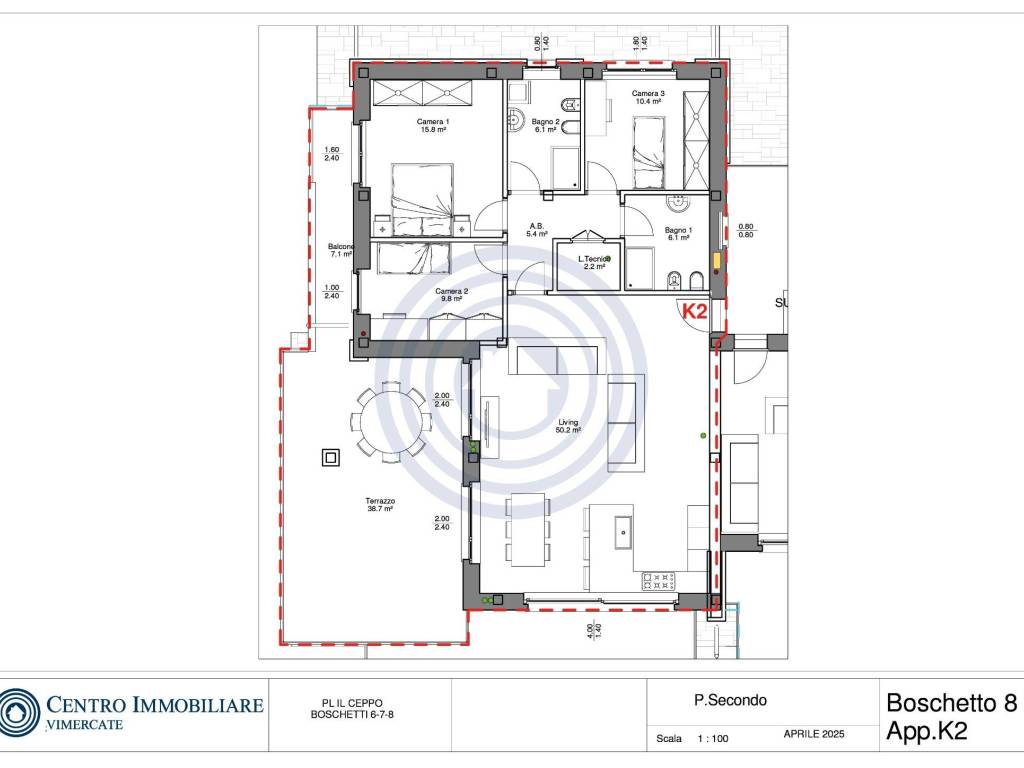 appartamento in vendita a Bernareggio