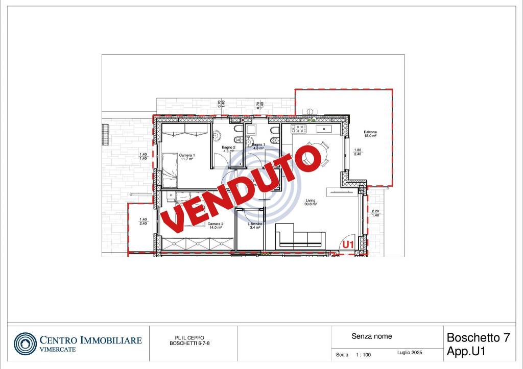 appartamento in vendita a Bernareggio