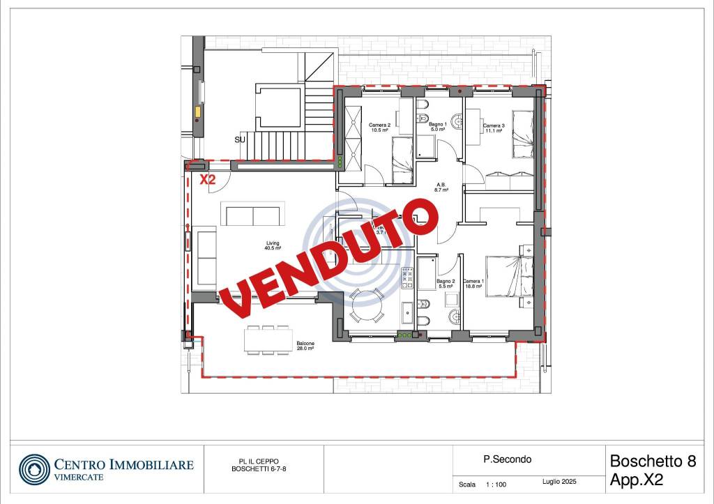 appartamento in vendita a Bernareggio