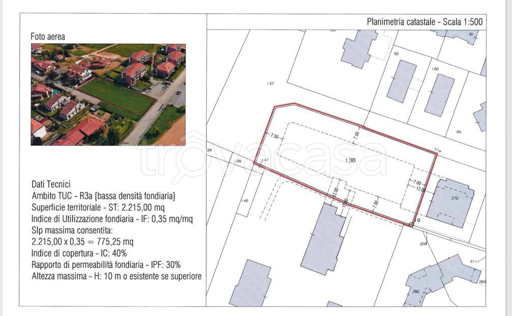 terreno edificabile in vendita a Bernareggio in zona Villanova
