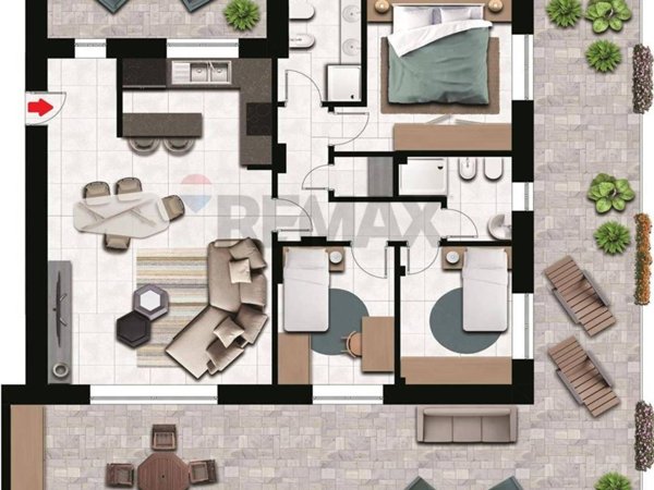 appartamento in vendita a Bernareggio