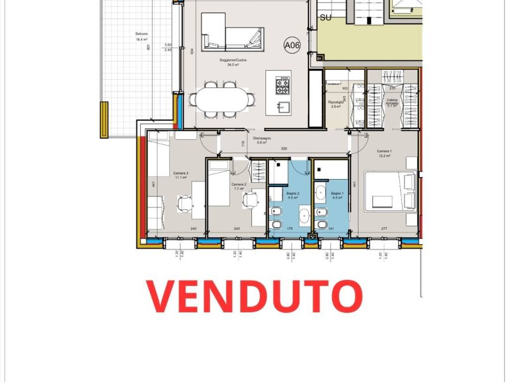 appartamento in vendita a Bernareggio