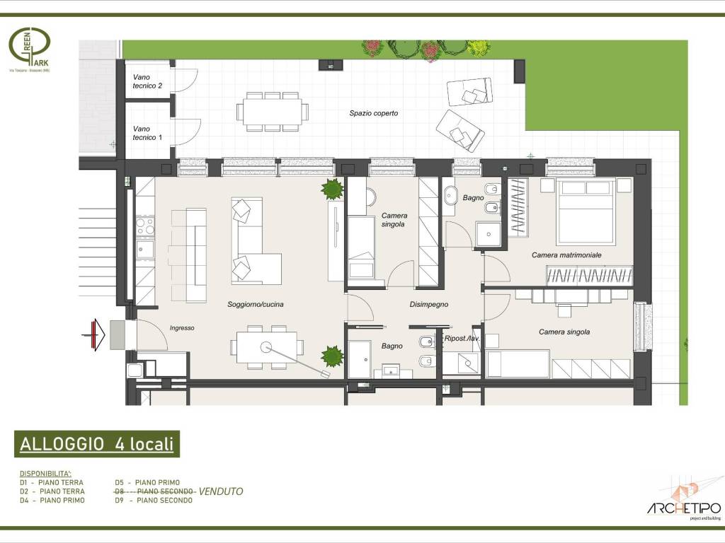 appartamento in vendita a Biassono