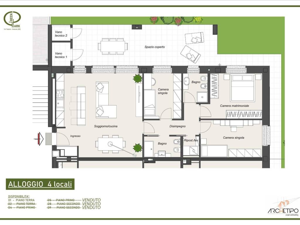 appartamento in vendita a Biassono
