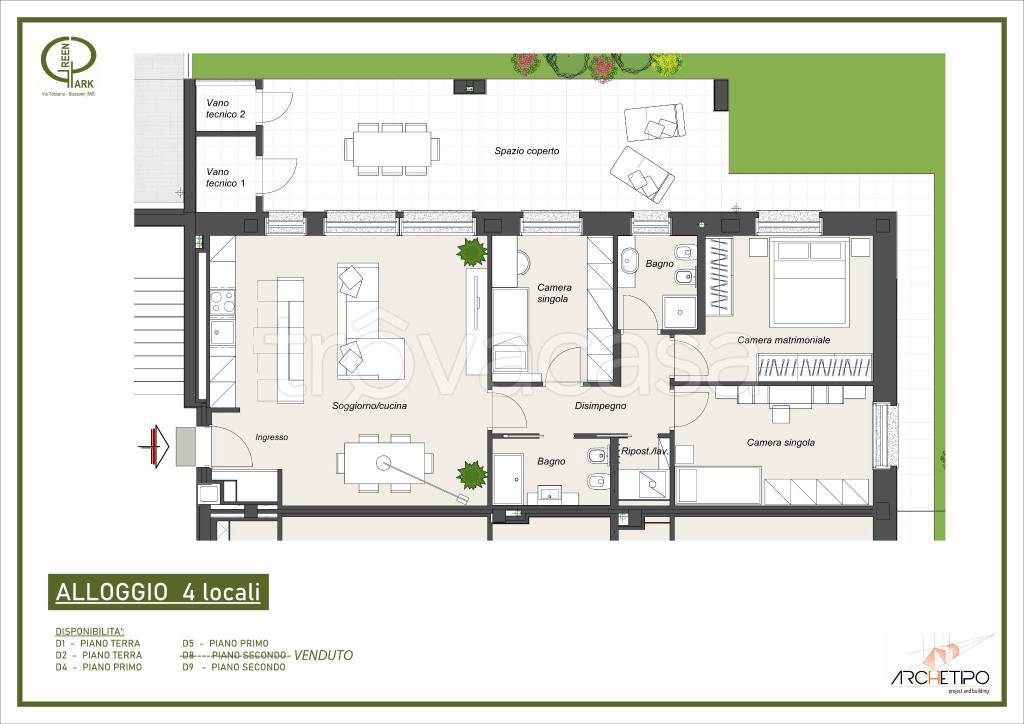 appartamento in vendita a Biassono