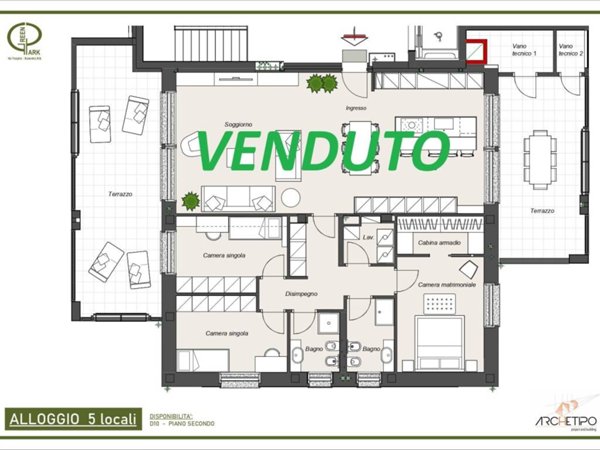 appartamento in vendita a Biassono