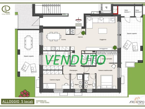 appartamento in vendita a Biassono