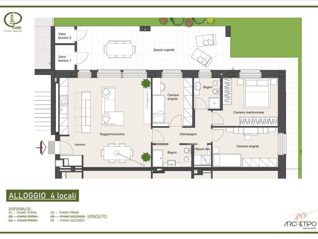 appartamento in vendita a Biassono