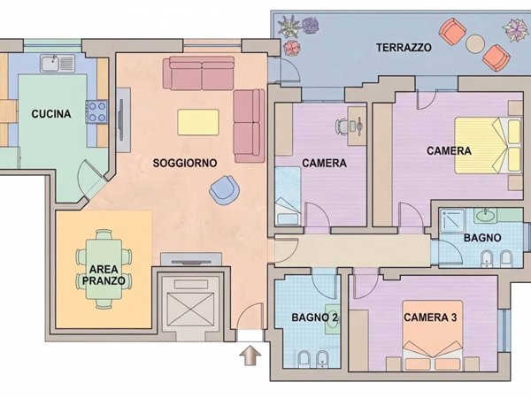 appartamento in vendita a Biassono