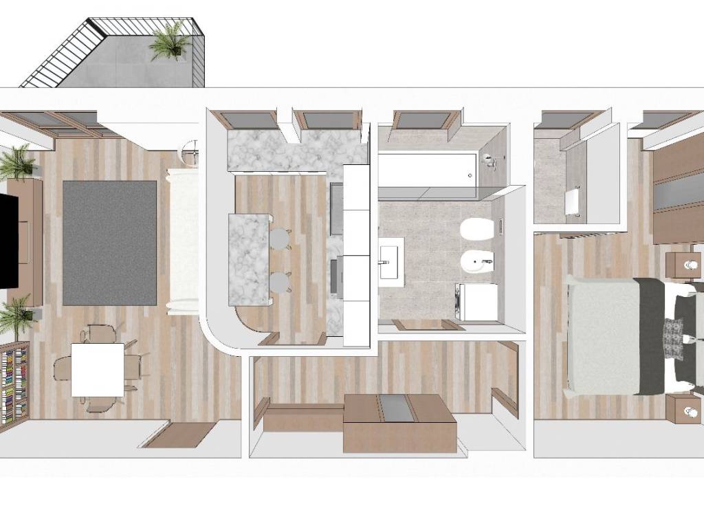 appartamento in vendita a Bovisio-Masciago