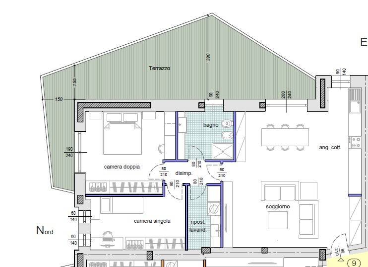appartamento in vendita a Bovisio-Masciago