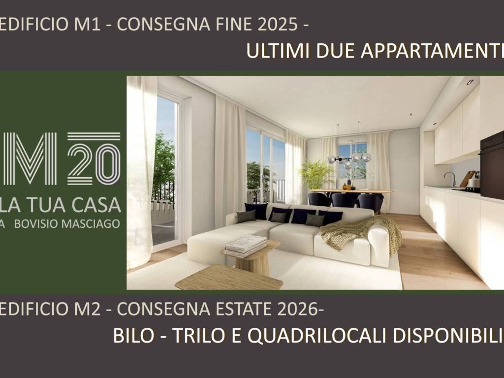 appartamento in vendita a Bovisio-Masciago