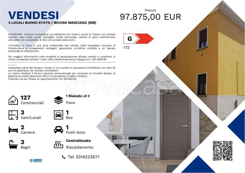 appartamento in vendita a Bovisio-Masciago