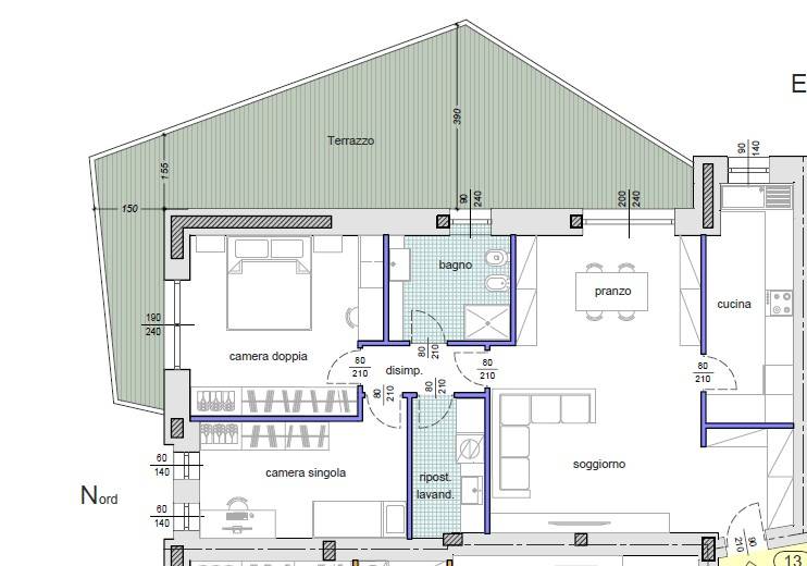appartamento in vendita a Bovisio-Masciago