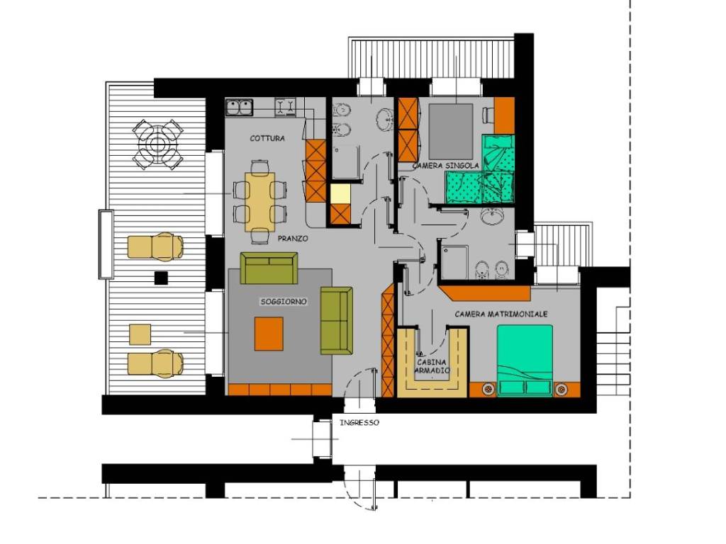 appartamento in vendita a Bovisio-Masciago