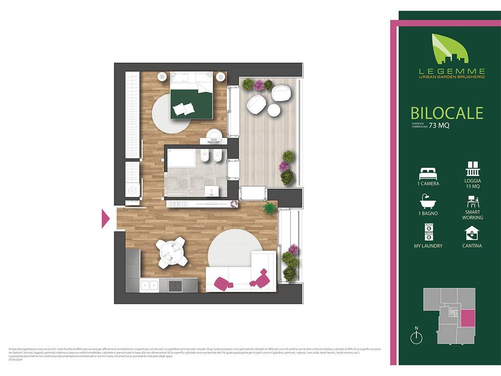 appartamento in vendita a Brugherio