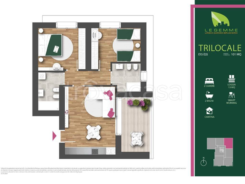 appartamento in vendita a Brugherio