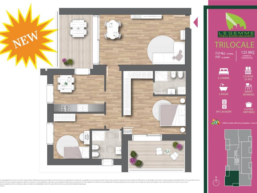 appartamento in vendita a Brugherio