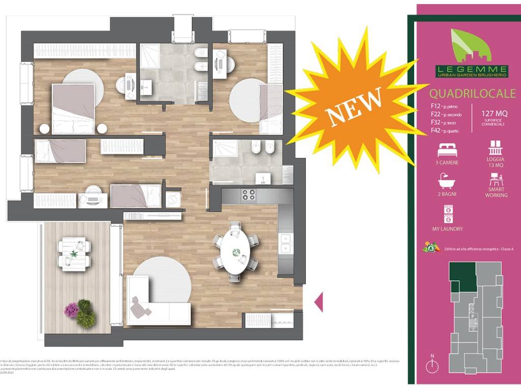 appartamento in vendita a Brugherio