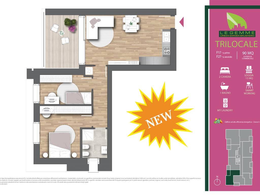 appartamento in vendita a Brugherio