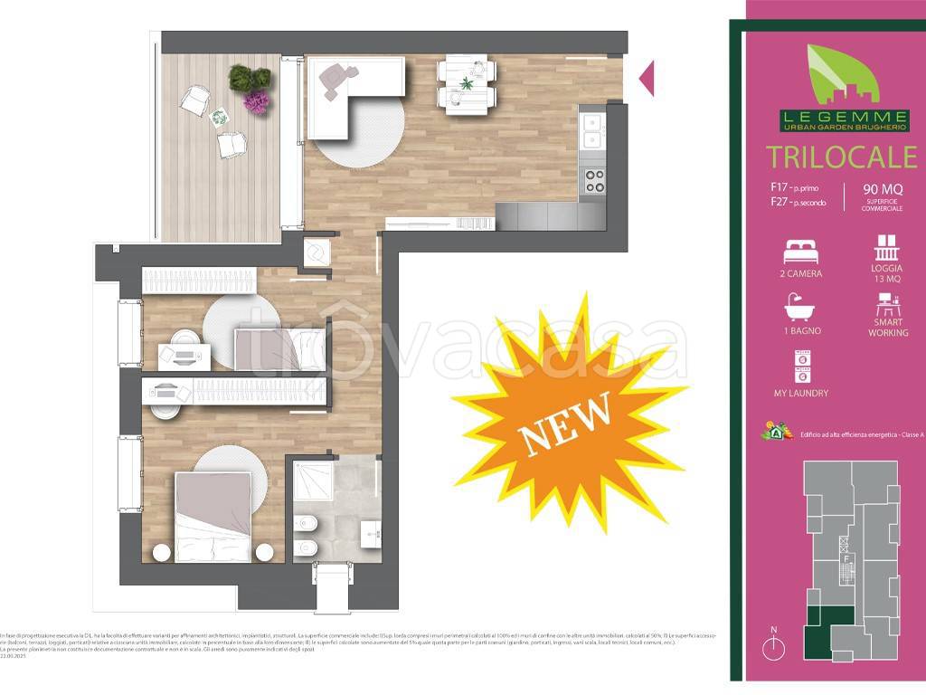 appartamento in vendita a Brugherio