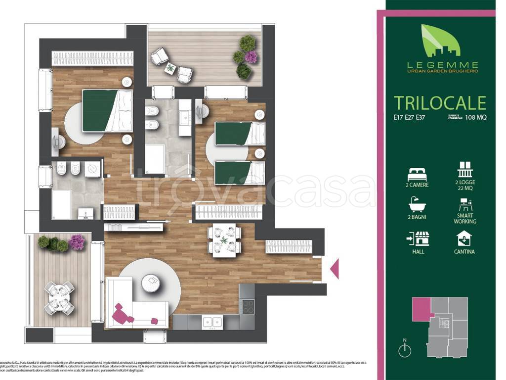 appartamento in vendita a Brugherio