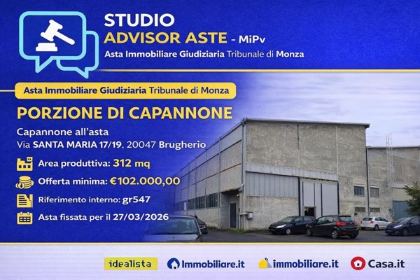 capannone in vendita a Brugherio